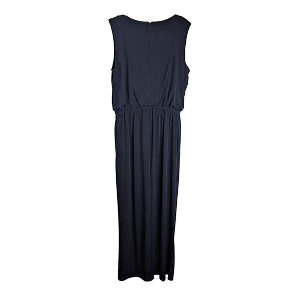 Enfocus studio Jumpsuit sz 12 Navy Bust40"Waist 28" unstretched.See Description - Picture 7 of 11